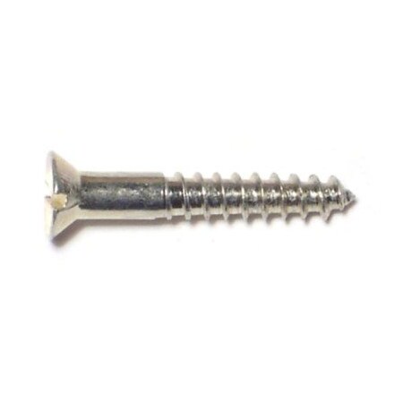 10 Flat Head Wood Screws Stainless Steel Slotted Drive All Sizes in Listing
